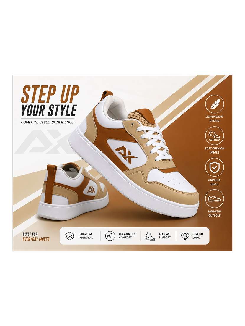 men colourblocked lace up sneaker - 22618573 -  Standard Image - 5