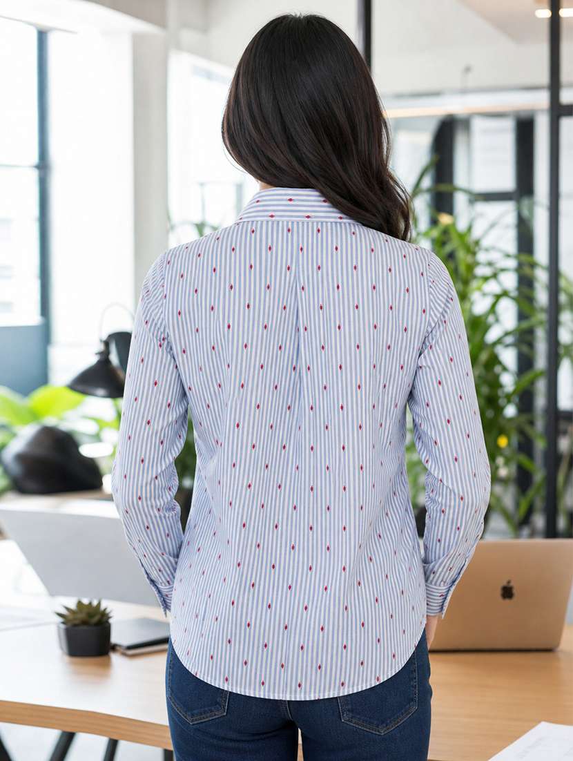 Women Printed Long Sleeves Regular Shirt - 22618866 -  Standard Image - 3