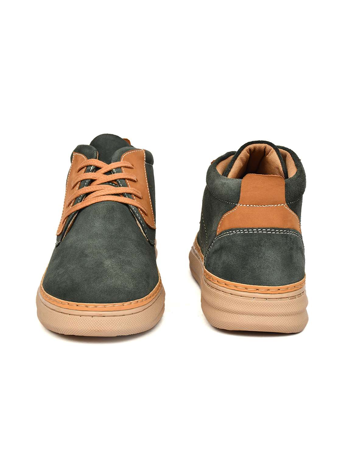 Men Colourblocked Lace Up Low Ankle Boots - 22619340 -  Standard Image - 3