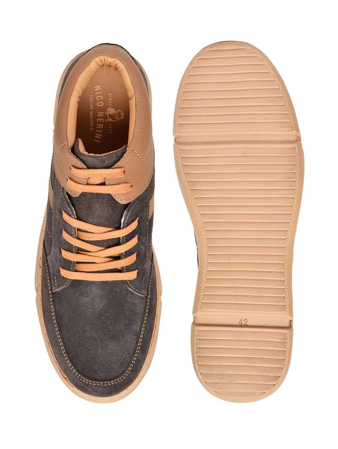 men colourblocked lace up low ankle boots - 22619341 -  Standard Image - 5