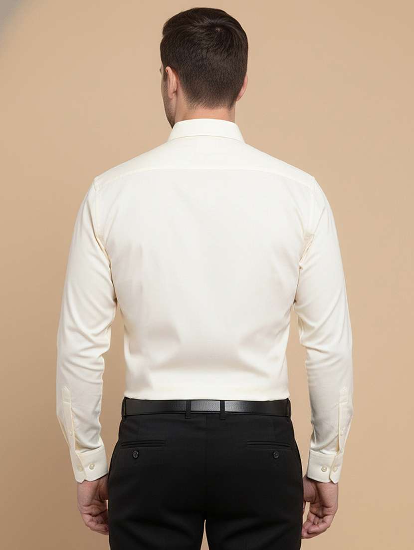 Men Solid Long Sleeves Formal Shirt - 22619370 -  Standard Image - 3