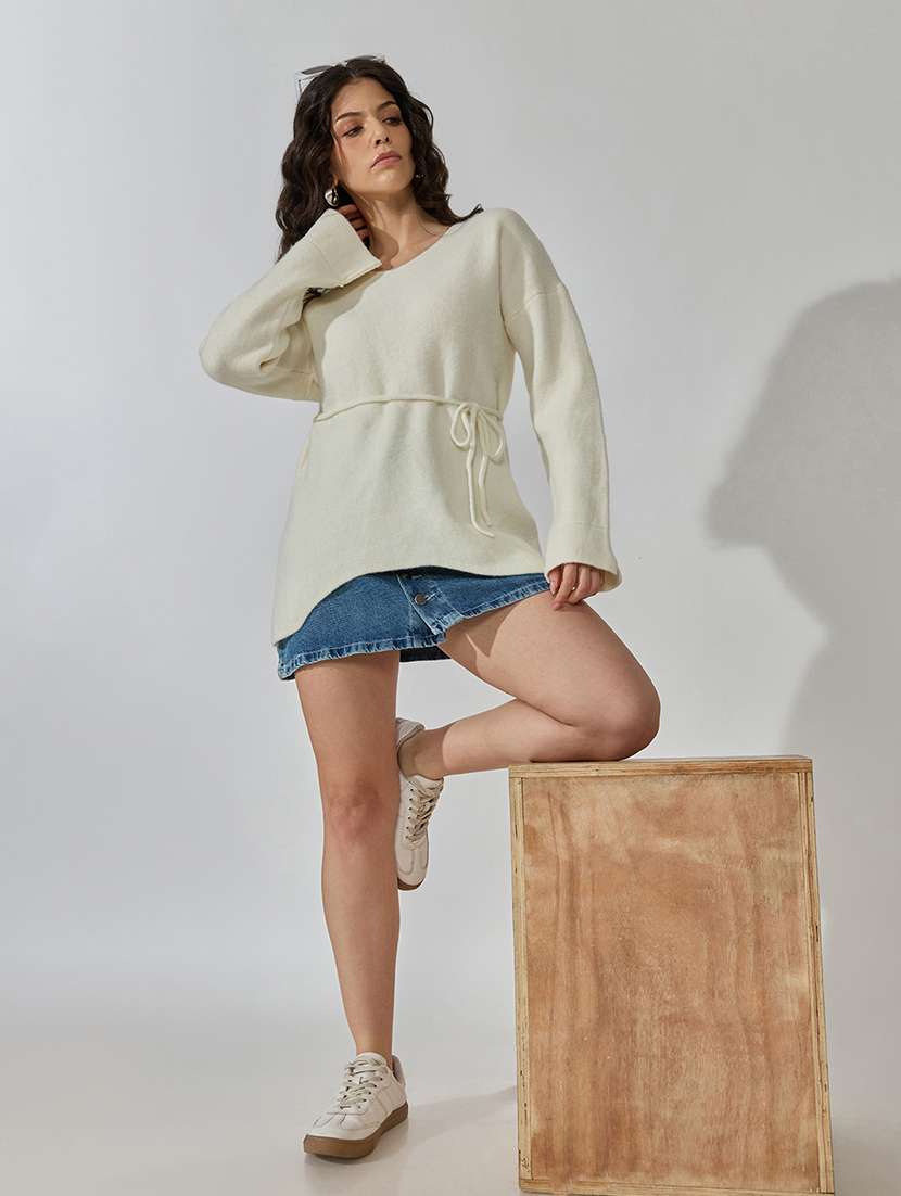 women solid long sleeves regular top - 22619443 -  Standard Image - 5