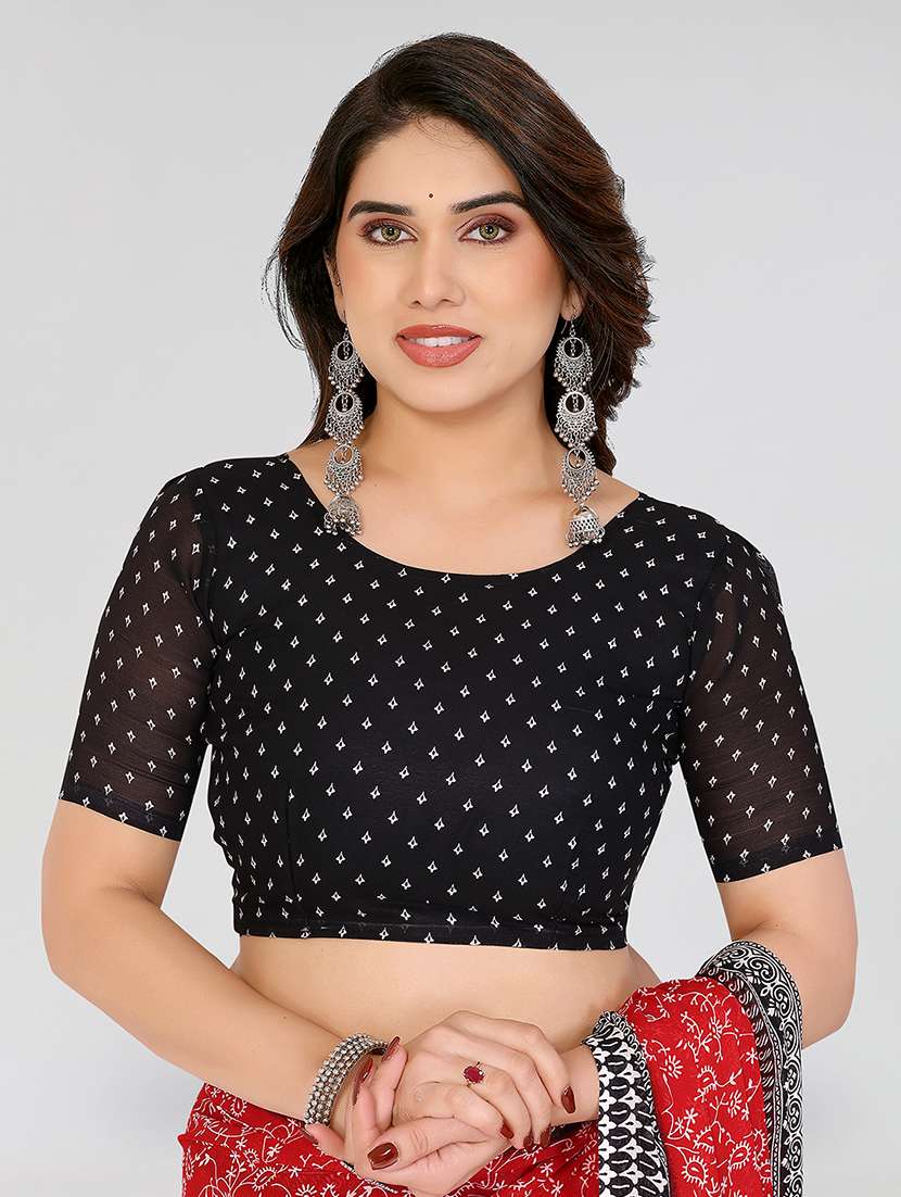 women pack of 2 printed combo saree with blouse - 22623686 -  Standard Image - 3