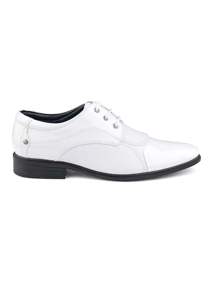 men solid lace up derby shoes - 22624744 -  Standard Image - 3