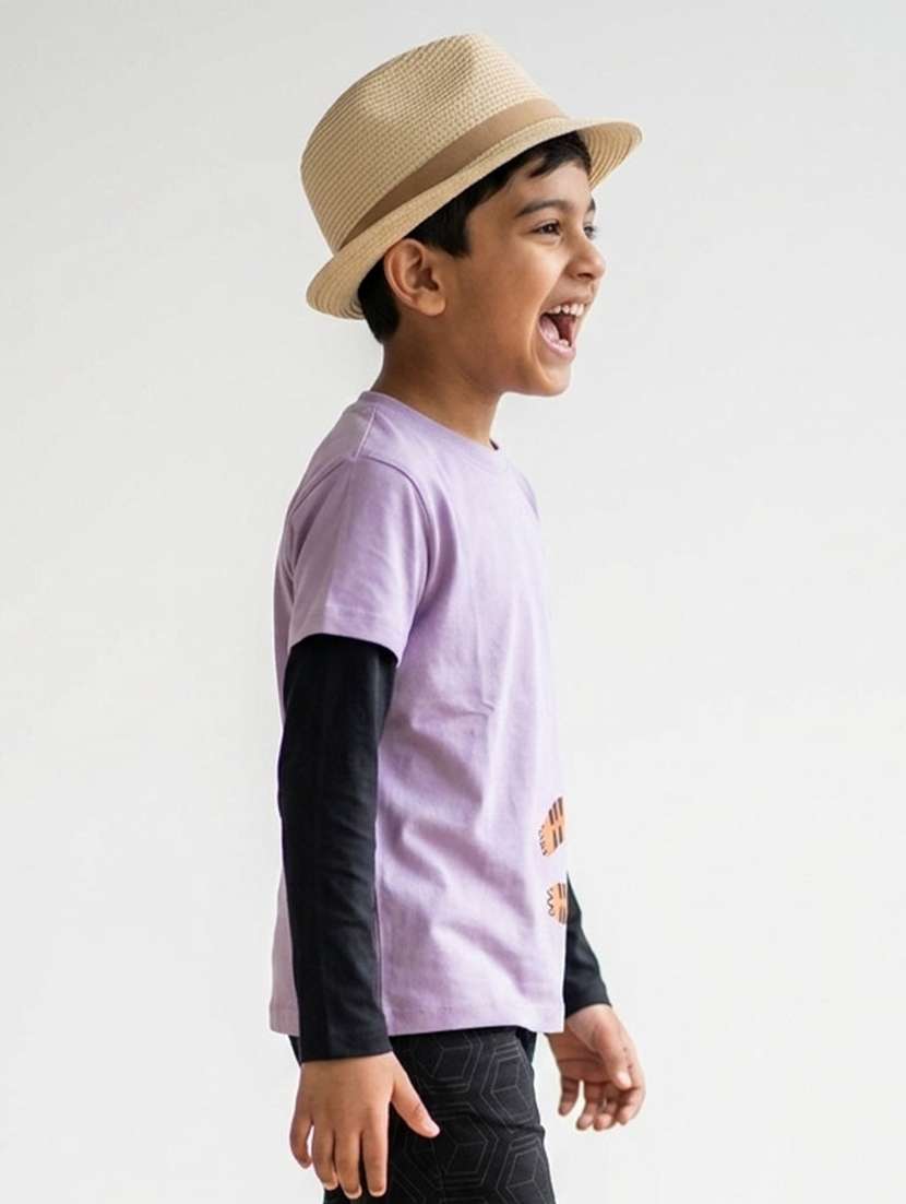 Boys Printed Short Sleeves Regular Fit T-shirt - 22624863 -  Standard Image - 3