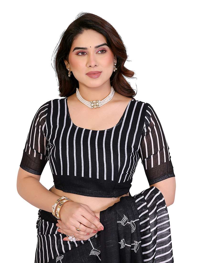 women pack of 2 printed combo saree with blouse - 22624994 -  Standard Image - 3