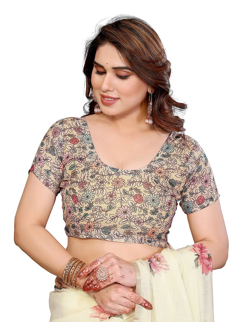 women pack of 2 printed combo saree with blouse - 22625279 -  Standard Image - 3