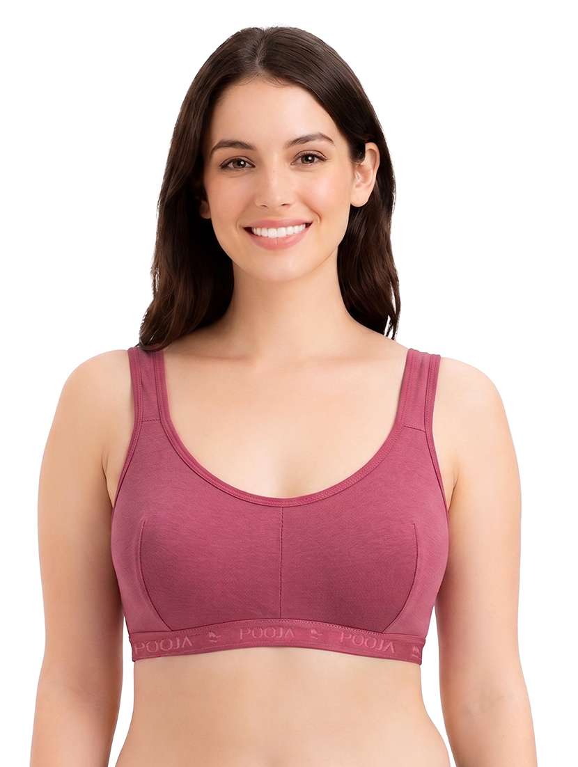 women pack of 3 solid full coverage sports bra - 22625717 -  Standard Image - 5