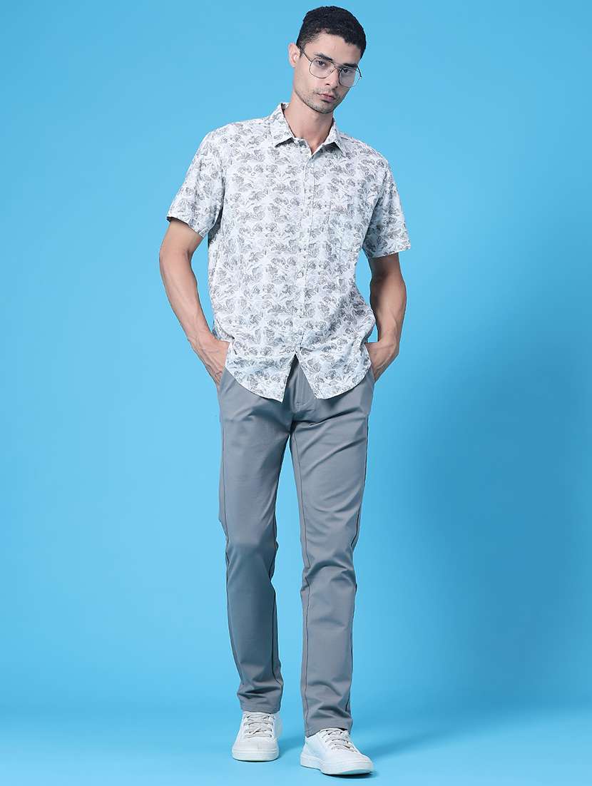 Men Floral Short Sleeve Regular Fit Casual Shirt - 22626022 -  Standard Image - 5