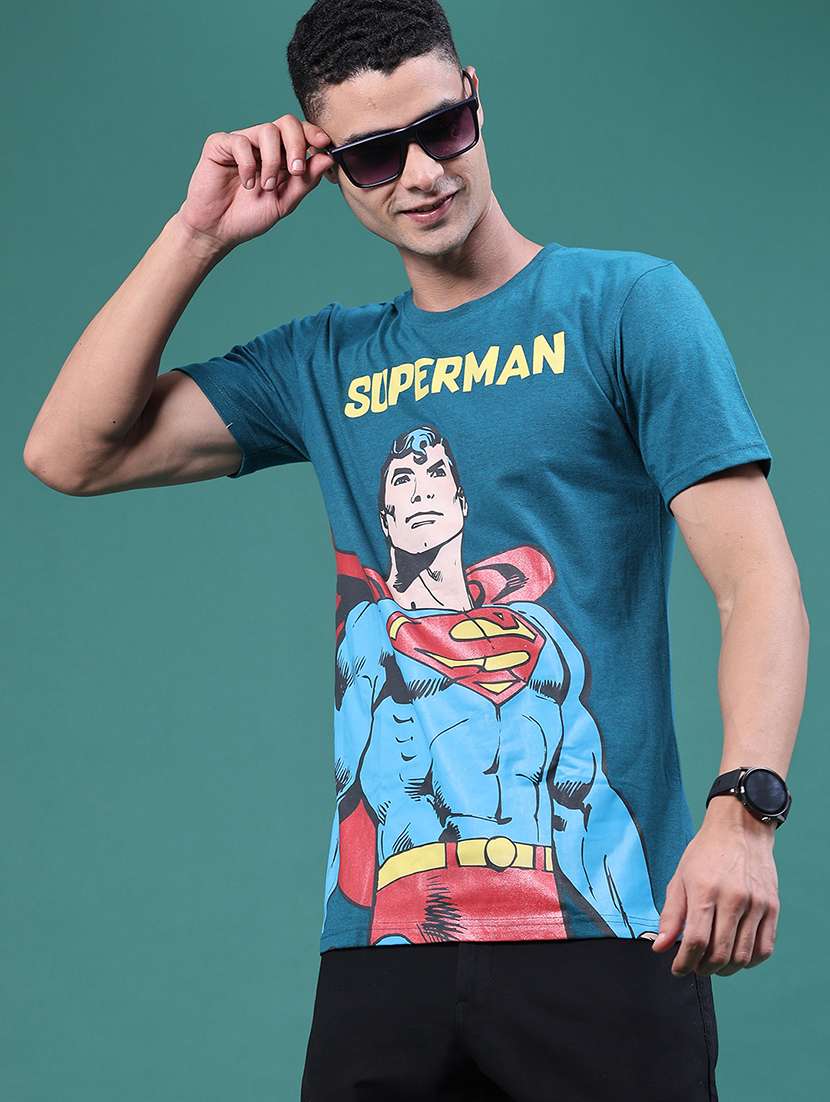men printed short sleeves regular fit t-shirt