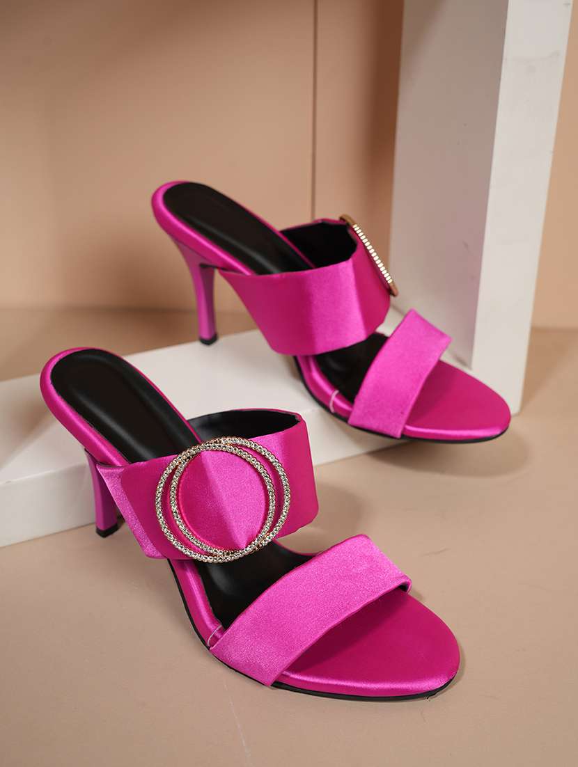women embellished slip on sandal