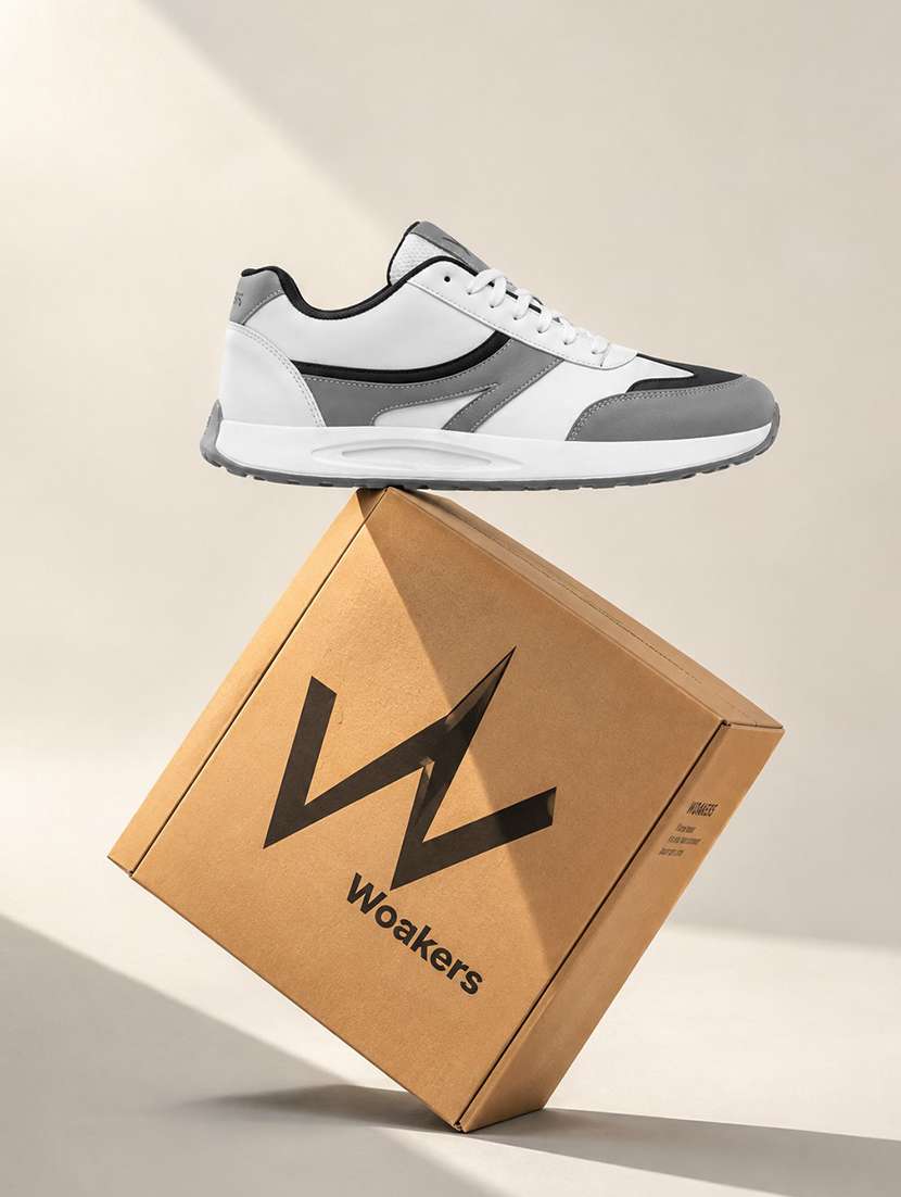 men colourblocked lace up sneaker - 22627642 -  Standard Image - 3