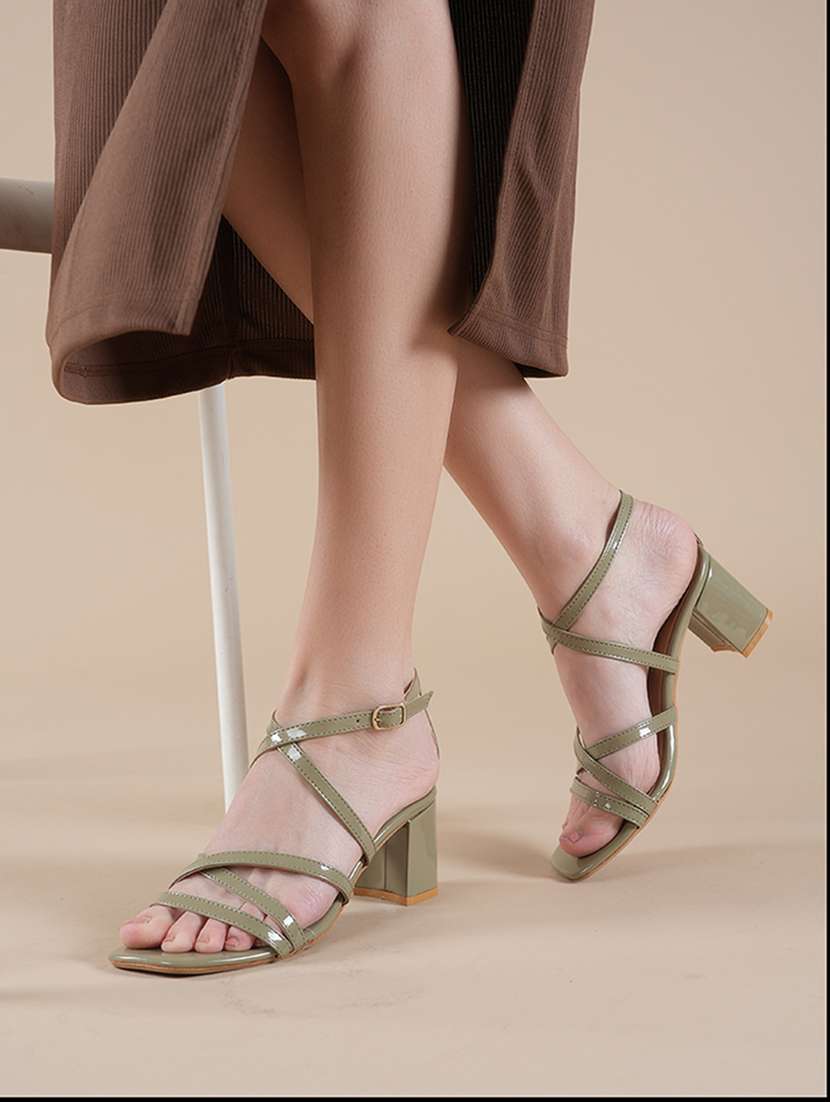 Women Solid Ankle Strap Sandal - 22627717 -  Standard Image - 3