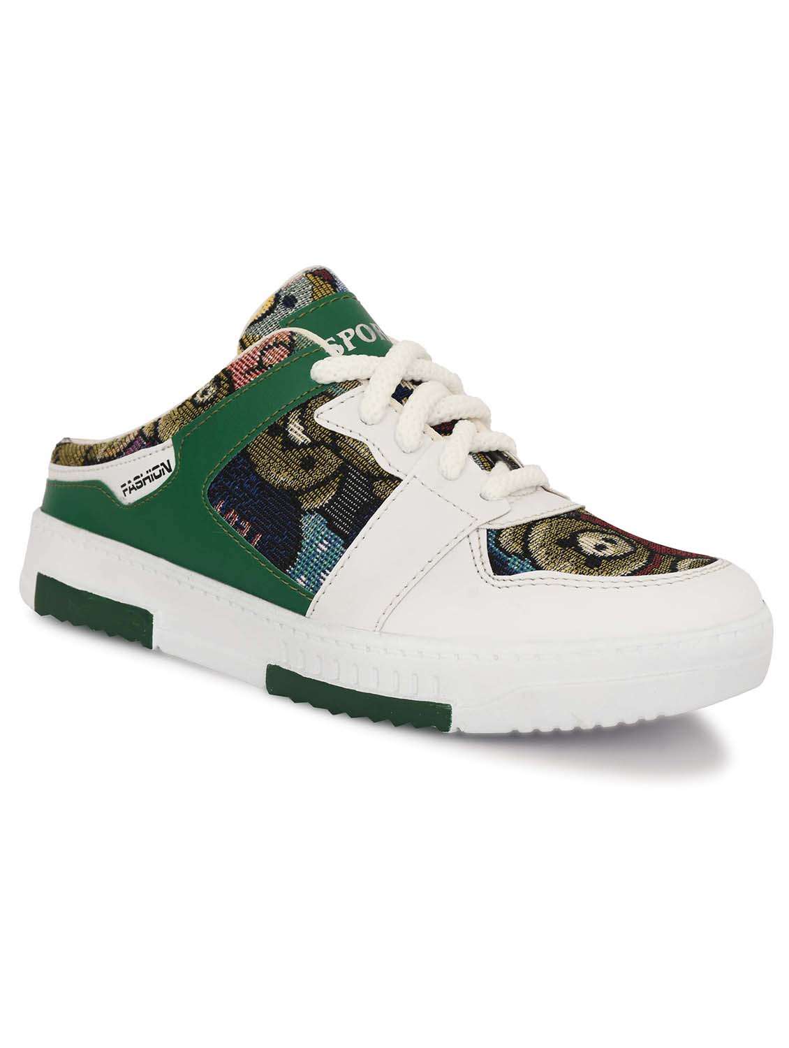 men green lace up sneaker - 22639119 -  Standard Image - 3