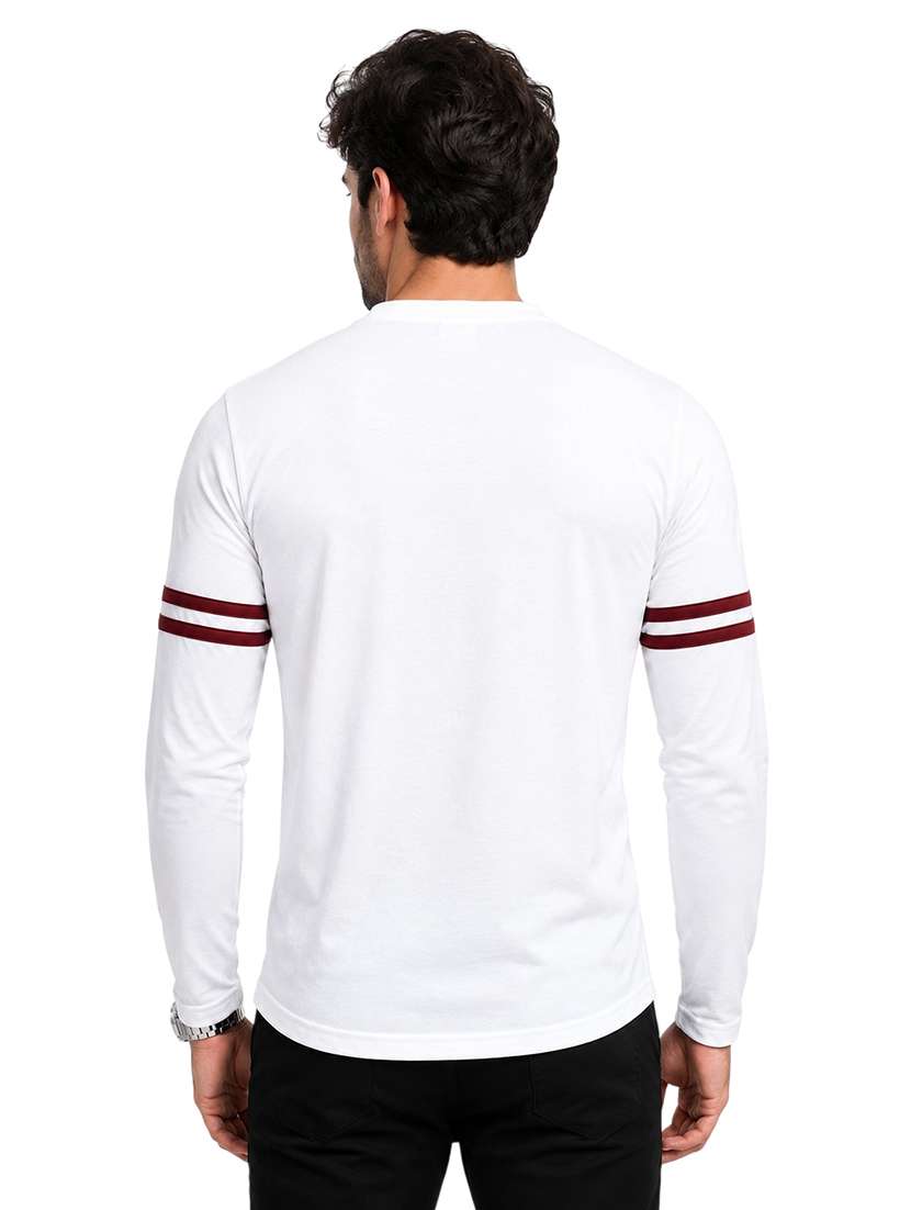 men striped long sleeve slim fit t-shirt - 22639374 -  Standard Image - 3