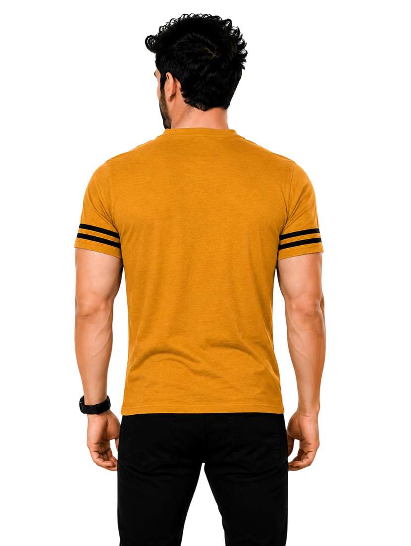 Men Striped Short Sleeve Slim Fit T-shirt - 22639399 -  Standard Image - 3