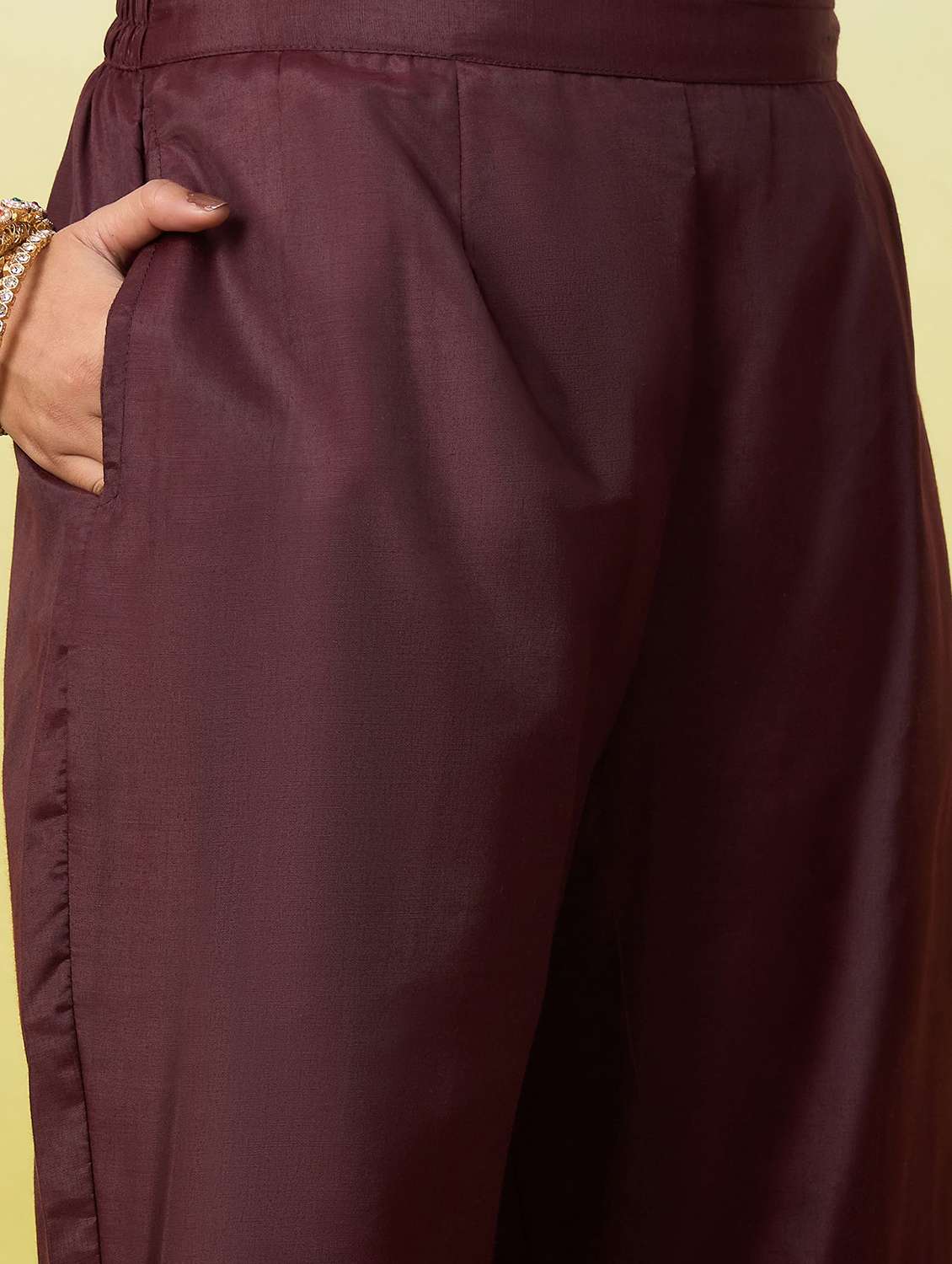 Women Embroidered Three Quarter Sleeves Kurta Pant Set With Dupatta - 22639771 -  Standard Image - 5