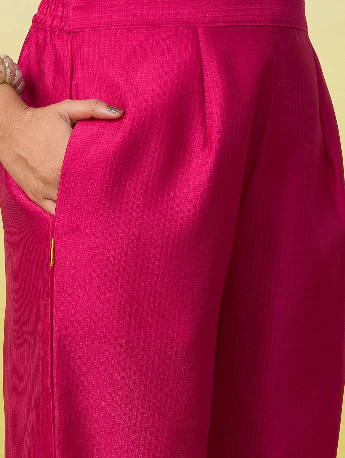 Women Embroidered Three Quarter Sleeves Ethnic Co-ord Set - 22639813 -  Standard Image - 5