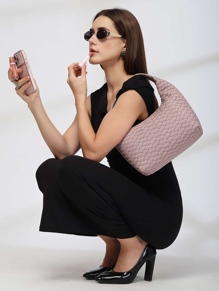 Women Textured Shoulder Handbag - 22642549 -  Standard Image - 3