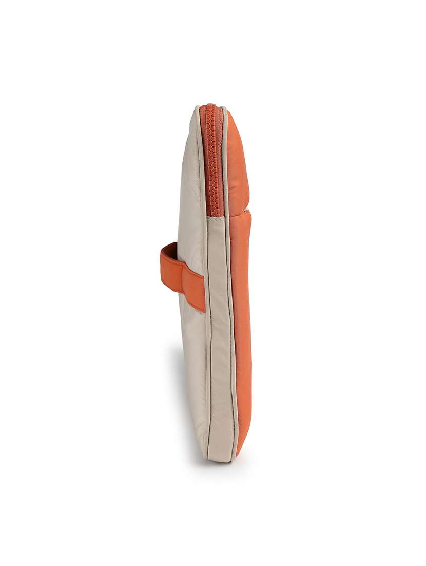 Orange Polyester Quilted Zip Laptop Sleeve - 22642555 -  Standard Image - 5