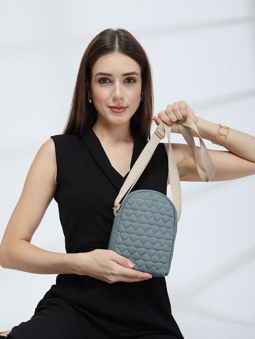 Women Textured Sling Bag With Adjustable Strap - 22642581 -  Standard Image - 3