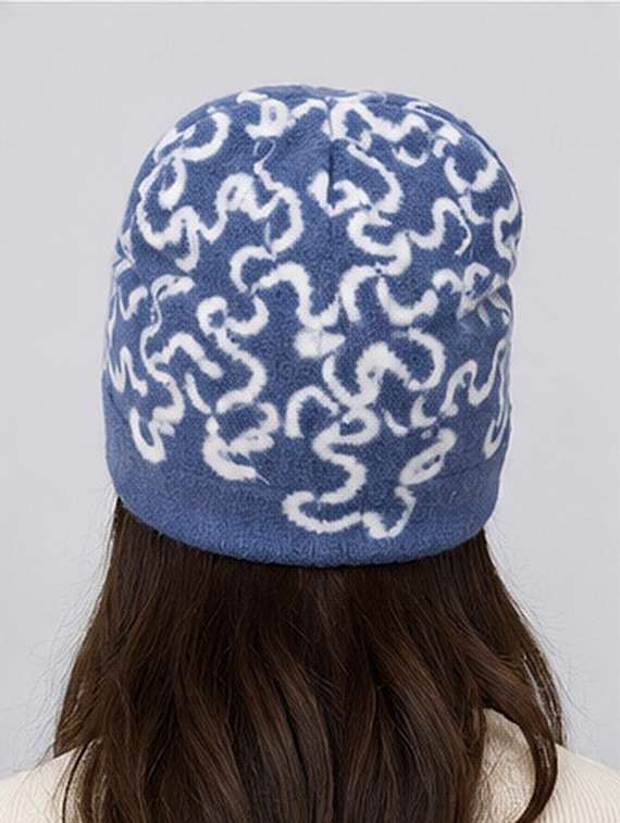Women Self Design Winter Beanie Cap - 22642702 -  Standard Image - 3