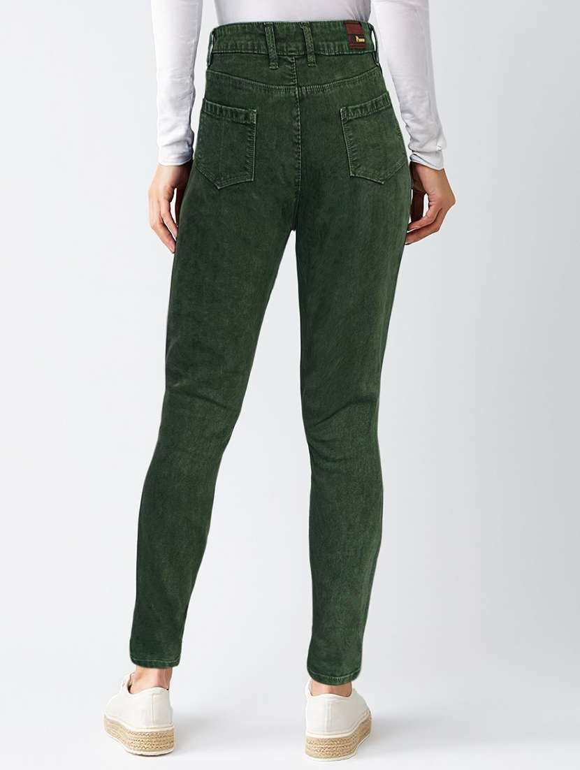 women washed high rise slim fit jeans - 22658426 -  Standard Image - 3