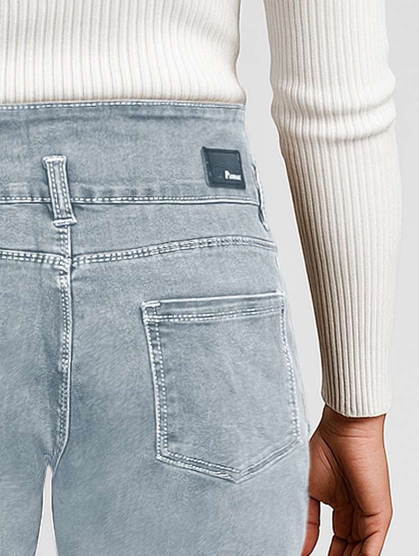 women washed high rise slim fit jeans - 22658433 -  Standard Image - 5
