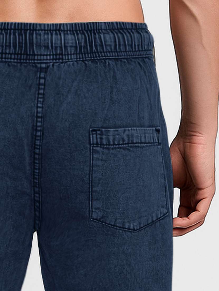 men plain mid rise full length slim fit jeans - 22658437 -  Standard Image - 5