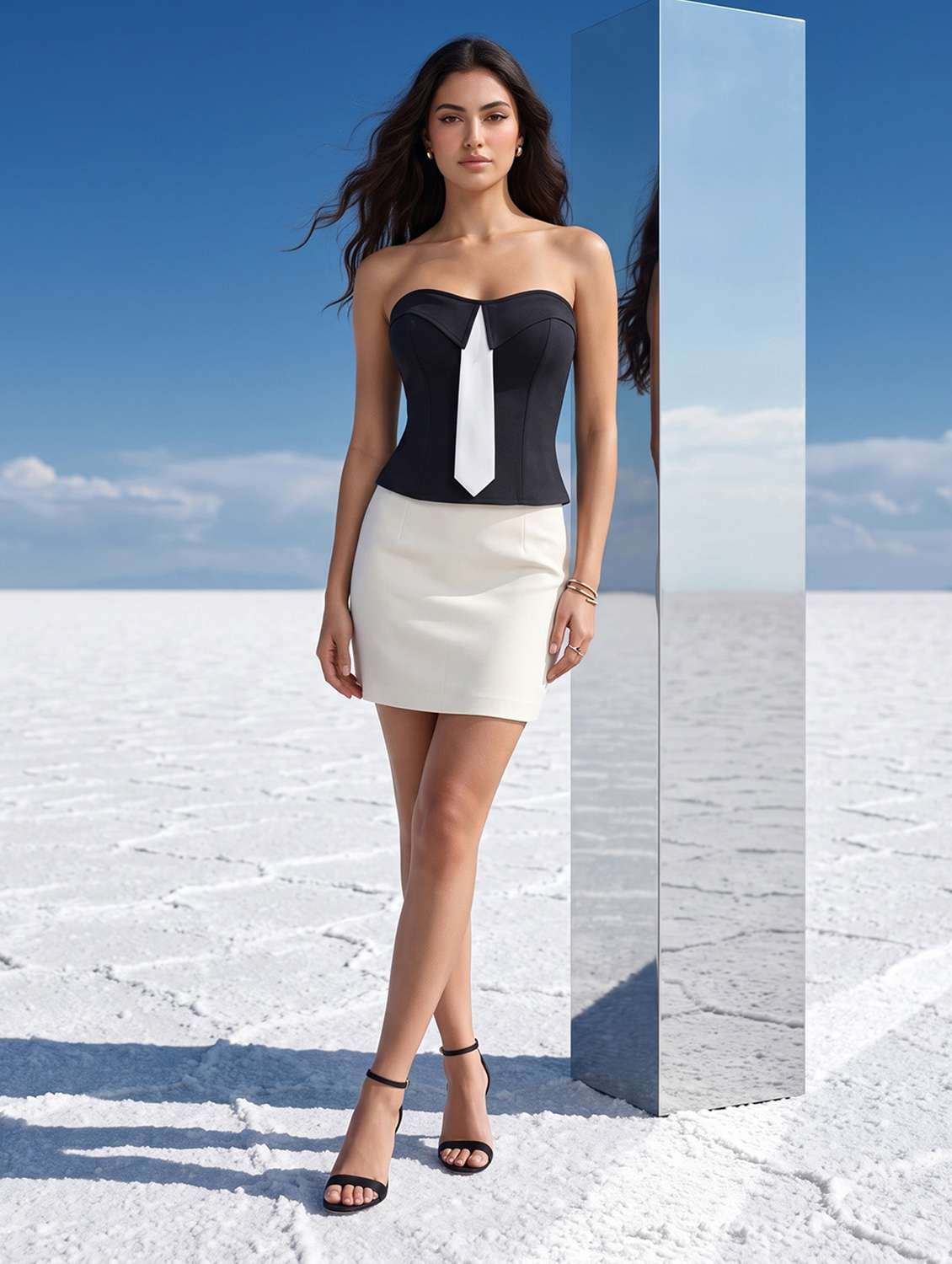 women solid sleeveless corset top - 22658531 -  Standard Image - 5