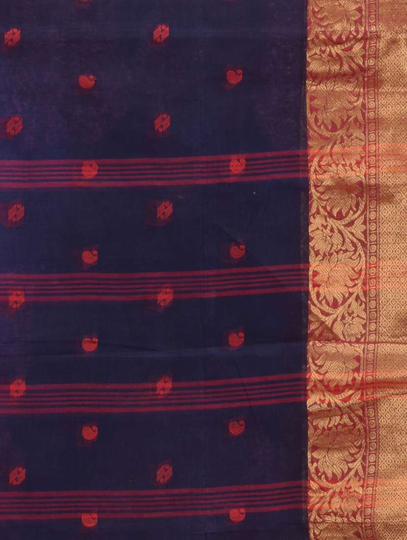 Women Self Design Tant Saree - 22658867 -  Standard Image - 3