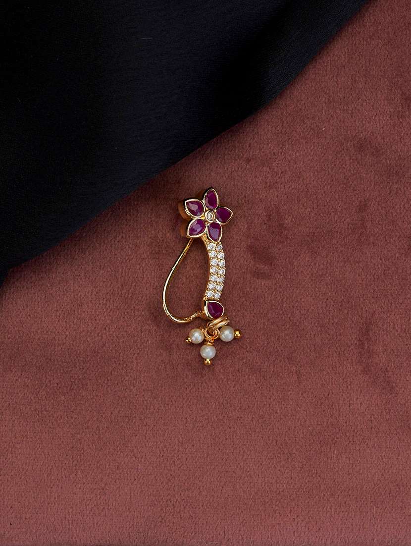 radiant harmony opal nose pin