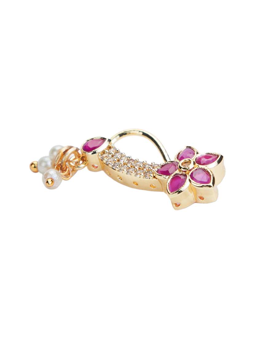 Radiant Harmony Opal Nose Pin - 22662204 -  Standard Image - 3