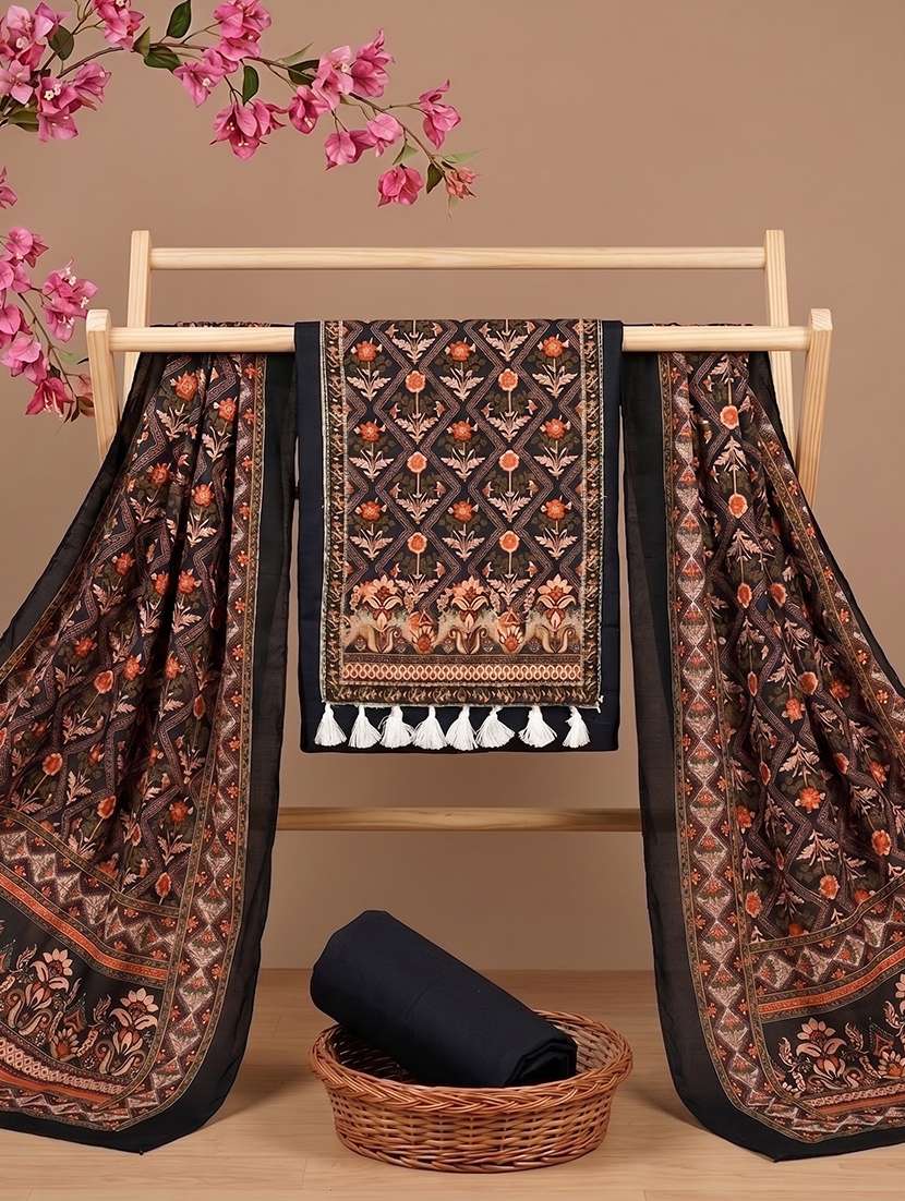 women printed unstitched suit set - 22662423 -  Standard Image - 3
