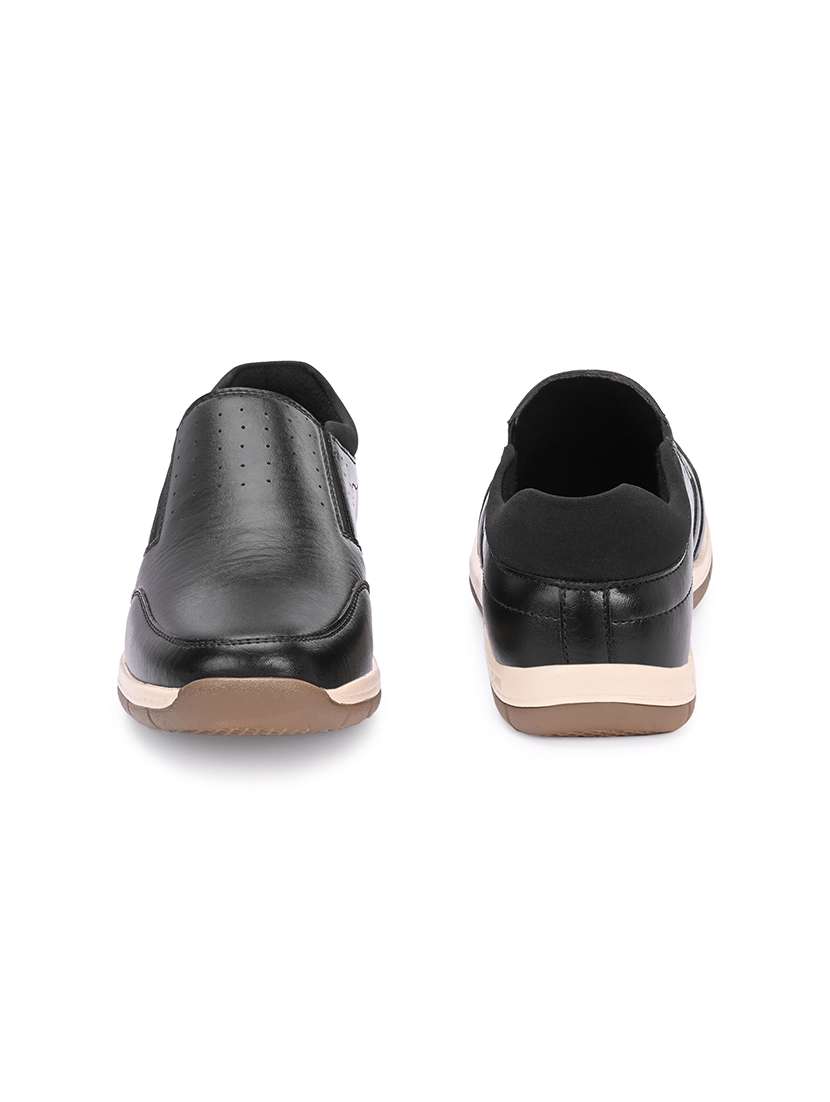 Men Solid Slip On Casual Shoes - 22662490 -  Standard Image - 3