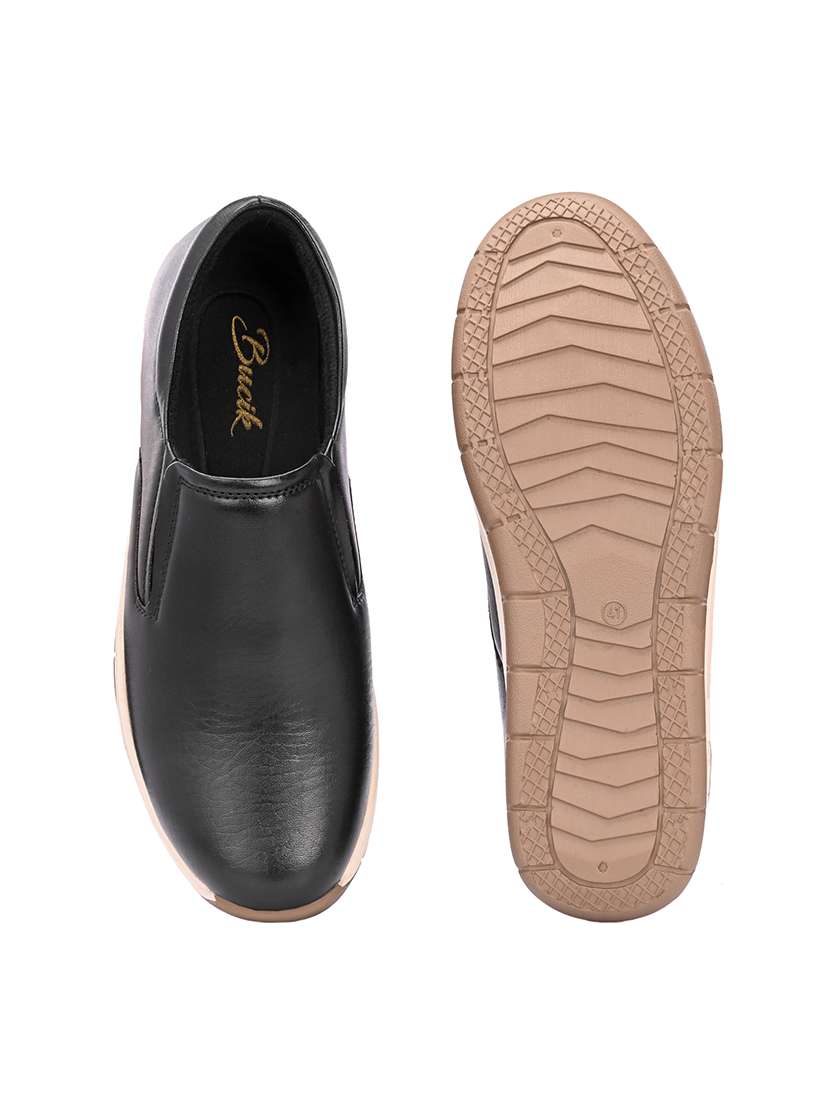 Men Solid Slip On Casual Shoes - 22662492 -  Standard Image - 5