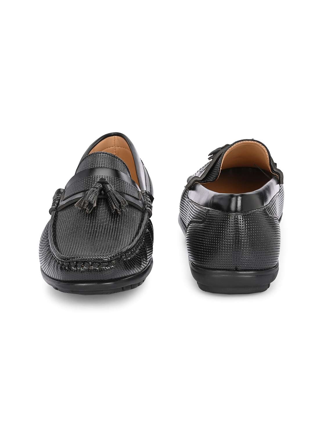 Men Textured Slip On Loafer - 22662505 -  Standard Image - 3