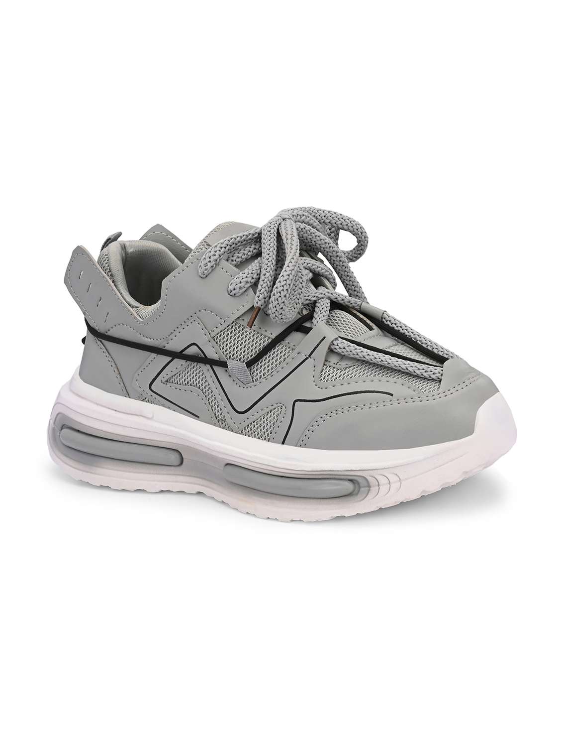 Men Textured Lace Up Sneaker - 22662513 -  Standard Image - 3