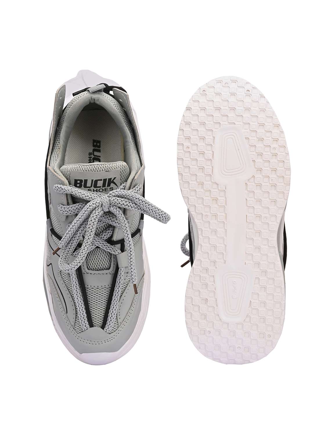Men Textured Lace Up Sneaker - 22662513 -  Standard Image - 5