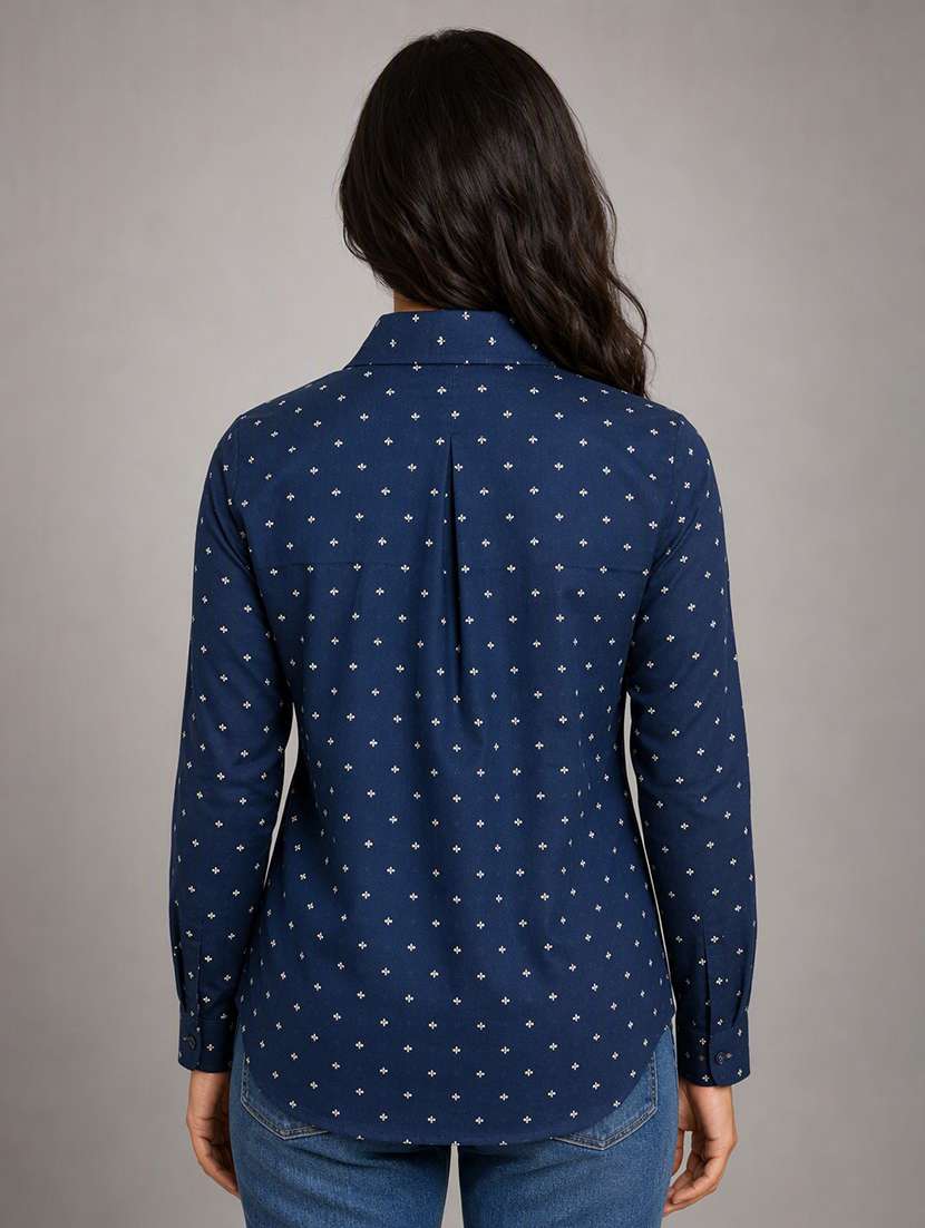 Women Printed Long Sleeves Regular Fit Shirt - 22663467 -  Standard Image - 3