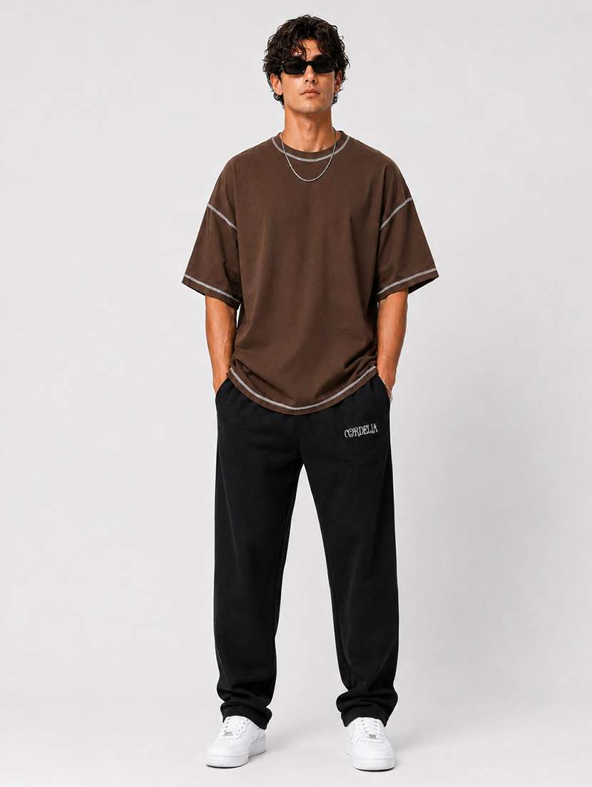 Men Printed Short Sleeves Oversized T-shirt - 22663490 -  Standard Image - 3