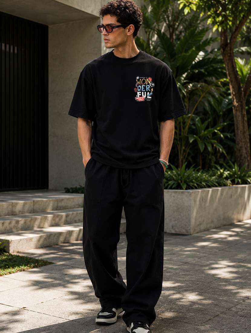 Men Printed Short Sleeves Oversized T-shirt - 22663584 -  Standard Image - 3