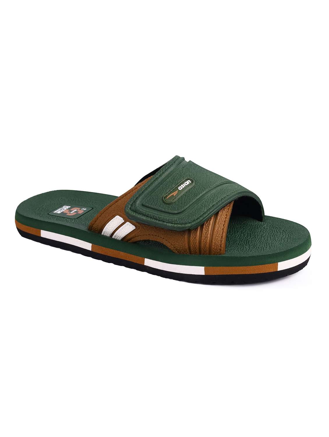 women colourblocked slip on slider