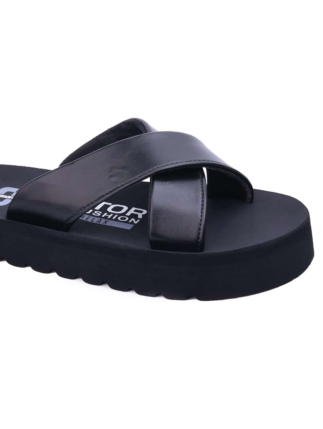 Men Solid Slip On Slider - 22664406 -  Standard Image - 3
