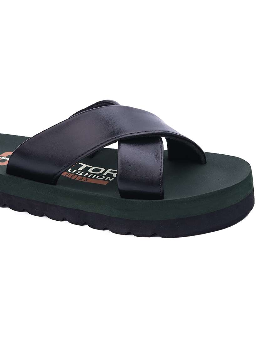 Men Solid Slip On Slider - 22664407 -  Standard Image - 3