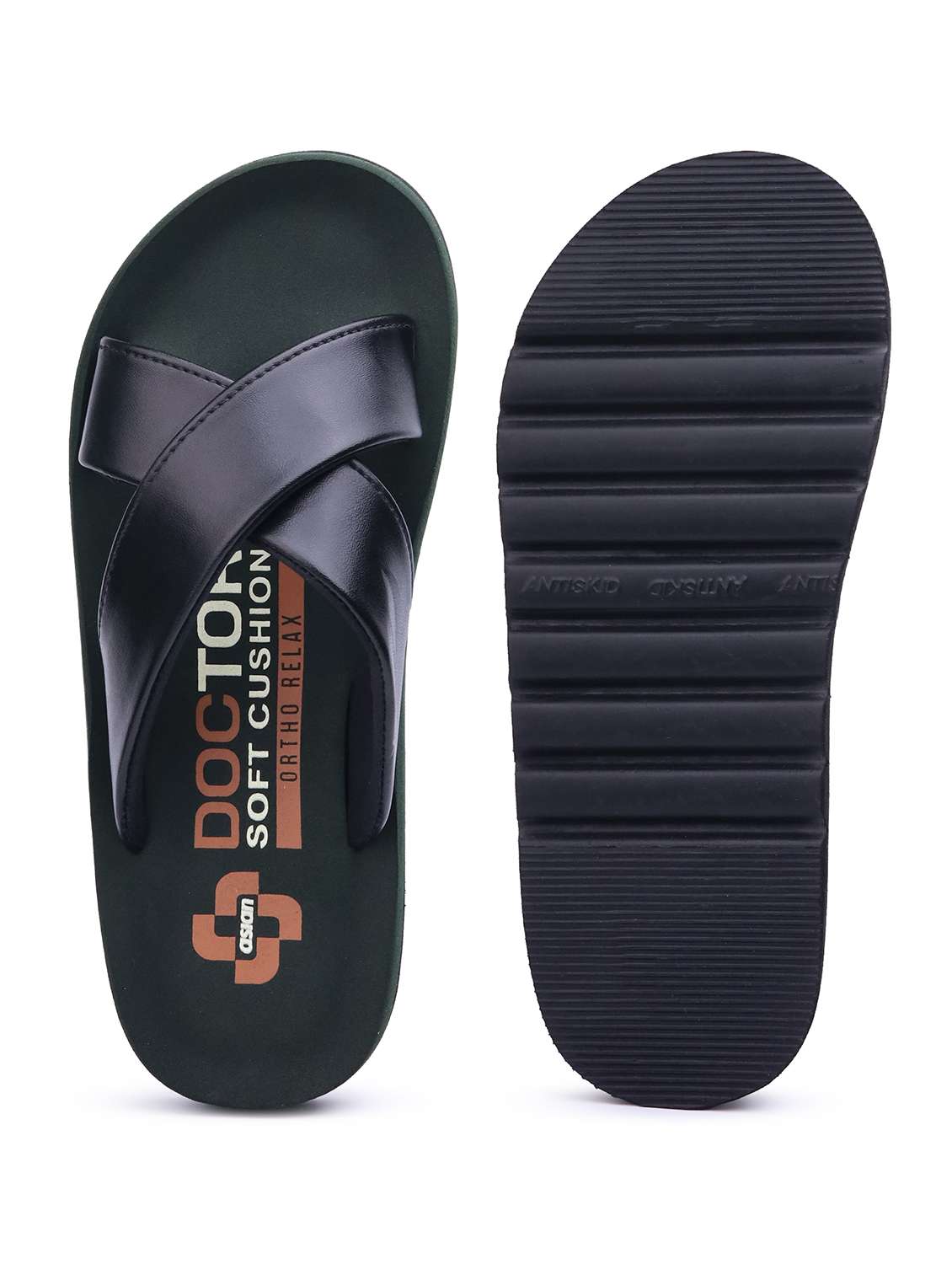 Men Solid Slip On Slider - 22664407 -  Standard Image - 5