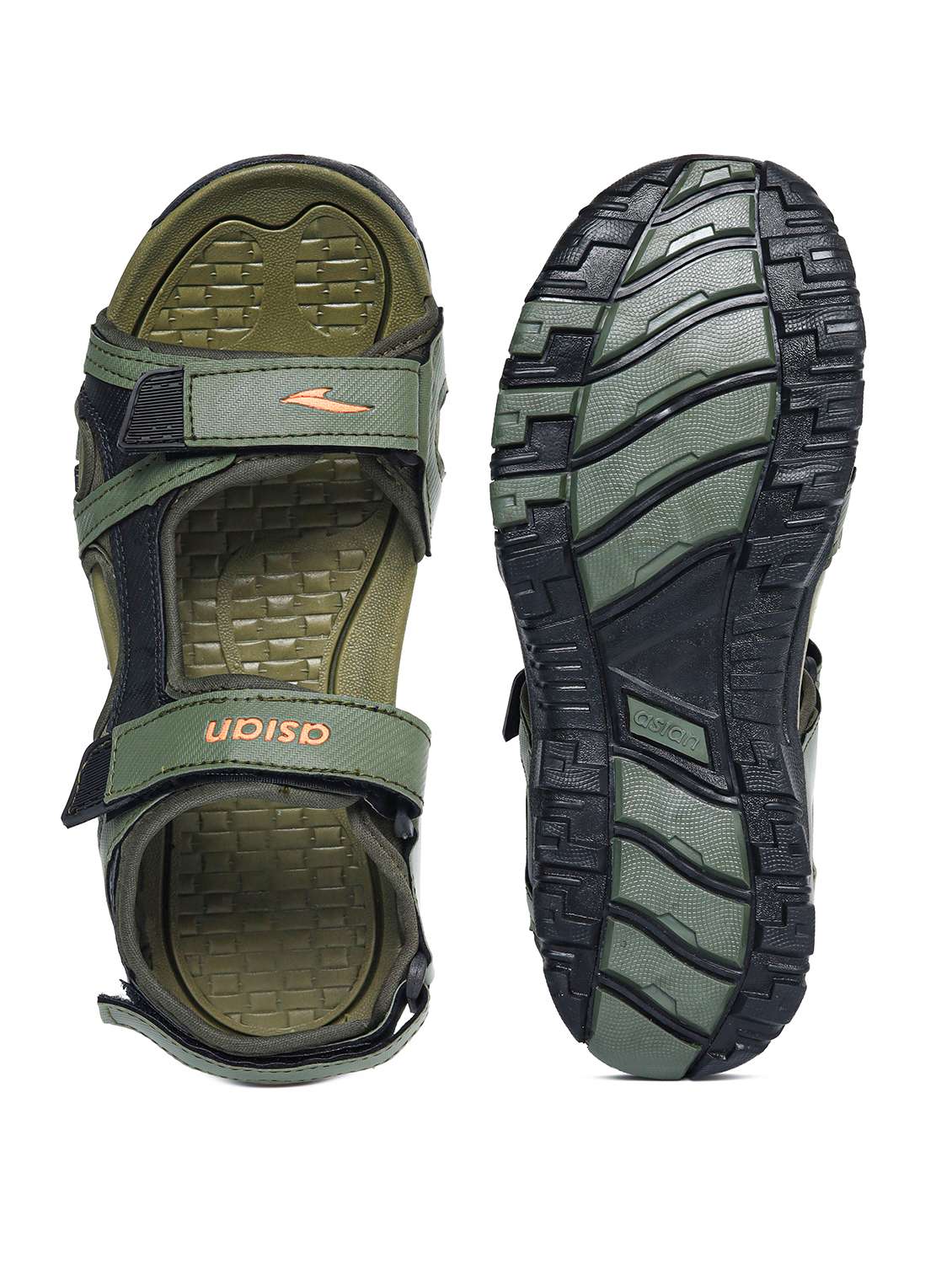 Men Colourblocked Back Strap Sandal - 22664420 -  Standard Image - 5