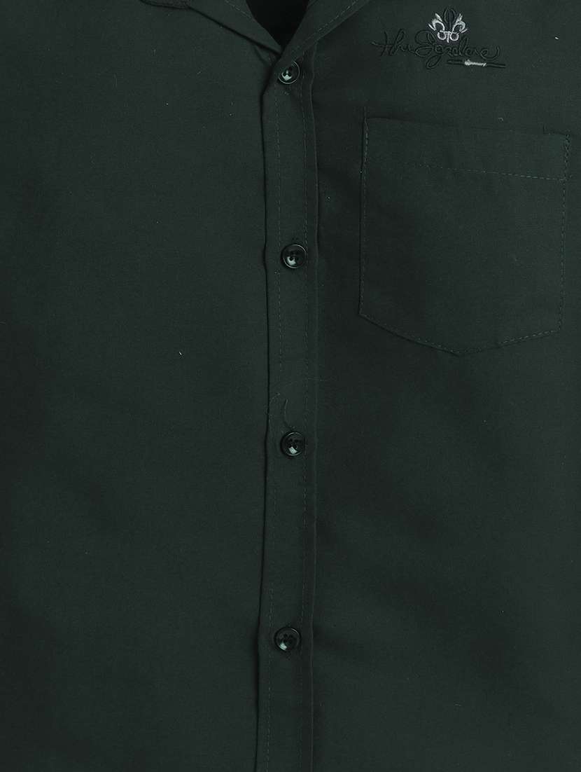 Boys Solid Long Sleeves Regular Shirt - 22664442 -  Standard Image - 3