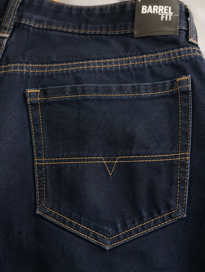 men washed mid rise full length baggy jeans - 22664814 -  Standard Image - 3