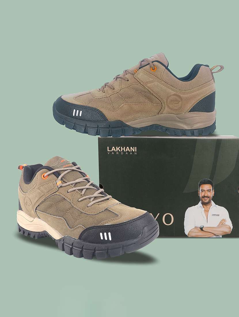 men solid lace up sport shoe
